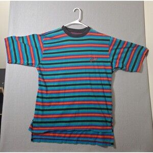 Introspect Umungus Shirt L Hip Hop Short Sleeve Vintage 90's Stripes See Pics
